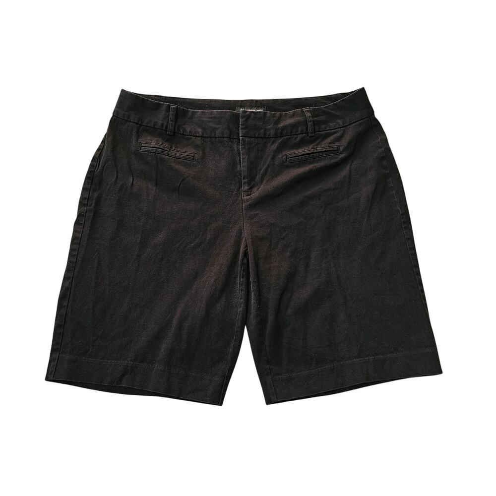 INC Women's Shorts Size 12 Black